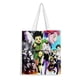 thumbnail image 1 of Hunter × Hunter Bolso de tela con estampado de lienzo para mujer, bolsa de compras reutilizable y estética, con cremallera interior, regalo para mujer,40*40cm., 1 of 6