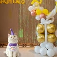 thumbnail image 6 of Happini Birthday Party Hat Bibs Scarf And Cat Dog Color Custom Dog Custom Dog Leash Dog Colors Dog Phone Dog Custom Dog Colors for Girls Dog Boys Dog Colors with Names Dog Name Christmas Dog Chain, 6 of 6