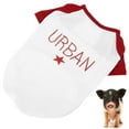 thumbnail image 3 of Dog T-Shirt, Pet Short Sleeve Convenient And Simple  For Daily For Outdoors For Indoors For Home, 3 of 8