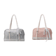 thumbnail image 1 of Bolso de patchwork floral Mujer Cuero de PU Niñas Al aire libre Diario Hombro Plata, 1 of 6
