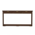 thumbnail image 4 of Aukfa 70.1" Modern Wooden Console Table with Drawers & Shelves, Slim Sofa Side Table for Entryway & Hallway,Walnut, 4 of 8