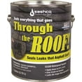 Sashco Through The Roof Gloss Clear Synthetic Rubber Roof Sealant 1 gal
