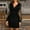 X-310Black, variant on YMNXA Women's Dress Long Sleeve V Neck Mesh Sequins Retro Style Elegant Comfortable Dresses For Casual Daily Wear And Party Black L