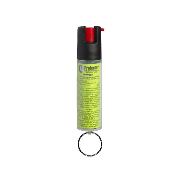 SABRE Dog Spray Protector Dog Deterrent with Keychain ? Maximum