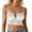White, variant on ,Women's Underwire Push up Bustier Spaghetti Strap Lace Sheer Corset Sexy Trendy Plunge Bralettes White 36