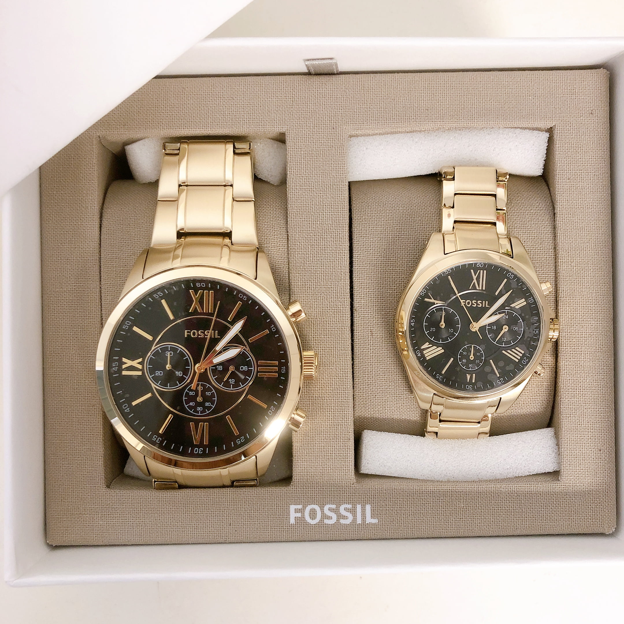 FOSSIL Fenmore Multifunction Gold-Tone Stainless Steel Watch Set BQ2899SET FOSSIL Men Rhett Multifunction Watch White | Mercari main image 3