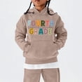 thumbnail image 5 of RMGVDSD Hoodies for Girls Back To School Hooded Sweatshirts Letter Print First Day Of School Hoodie Pullover Tops Loose Fit Trendy Clothes Comfy Sweatshirt 3-4 Years, 5 of 5