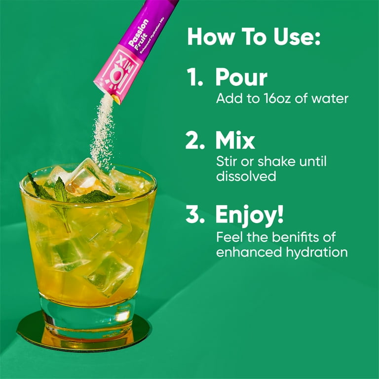 IQ BAR Electrolytes Powder Packets for Hydration and Brain Support
