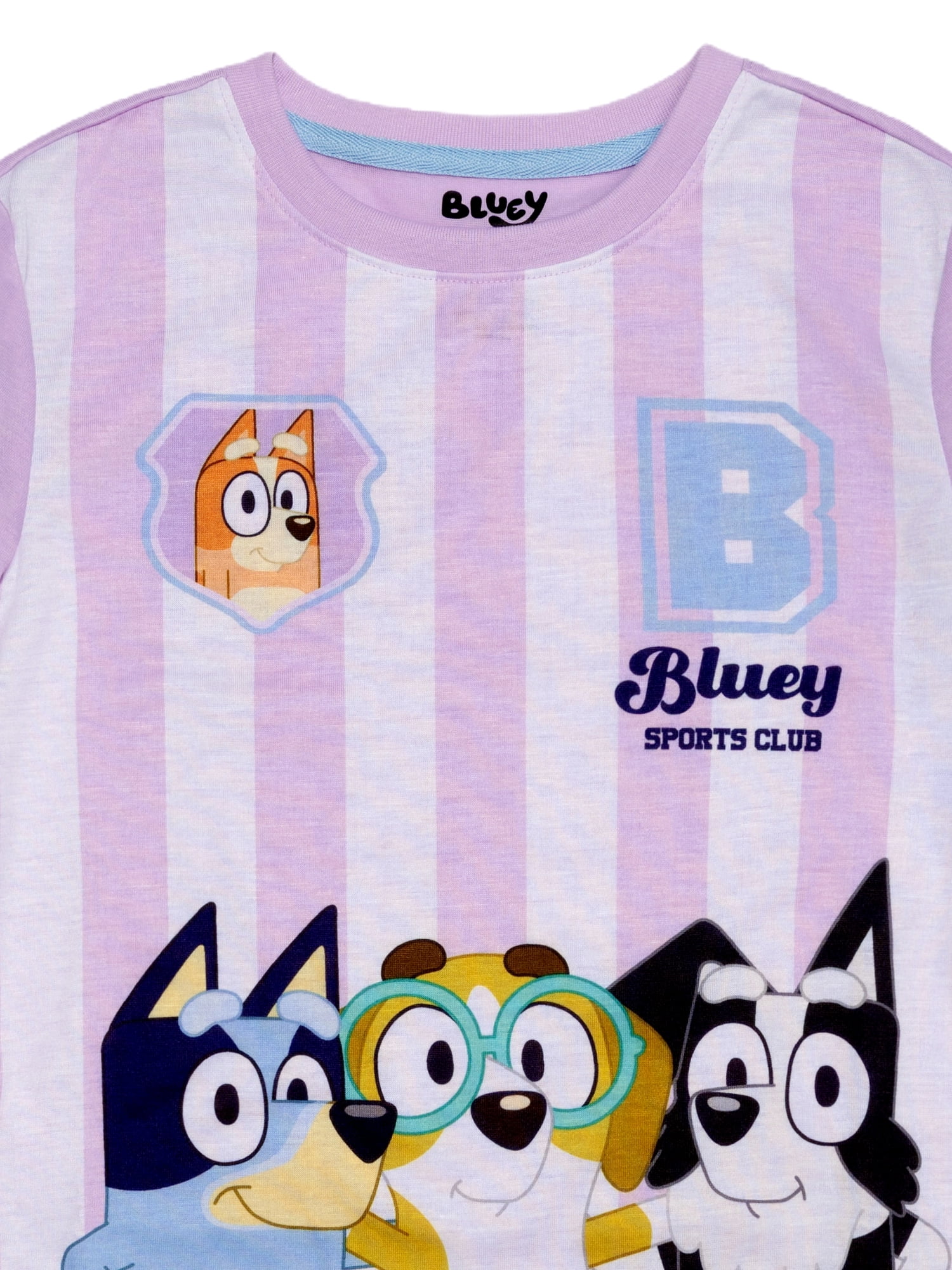 Bluey Girls Short Sleeve Nightgown, Sizes 4-12
