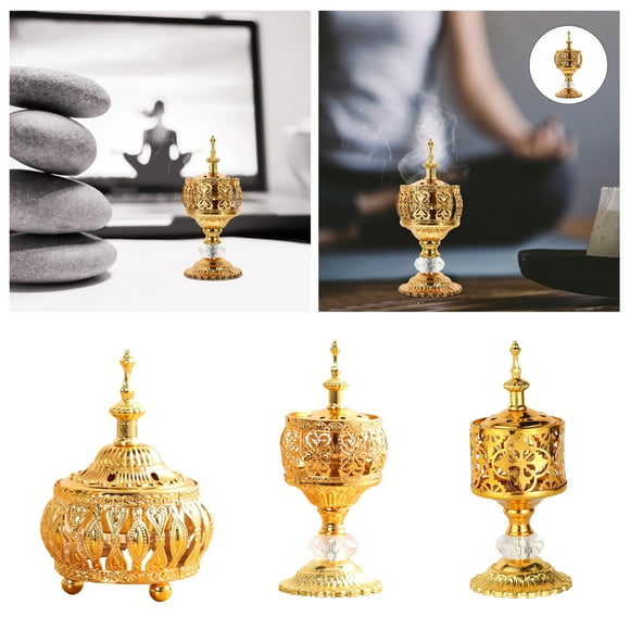 Unique Incense Burner Incense Incense Burner Bowl Bakhoor Burners Incense Burner Kit Incense Stick Holders Cauldron Incense Burner Incense Vintage Christmas Ornament Colorful Ornament Set Ds9 Ornament
