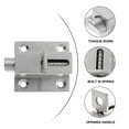 thumbnail image 4 of CRAFTHROU 1Pack Spring Lock Stainless Steel for Home Security Simple Structure 1.7x1.8x1.2in, 4 of 5