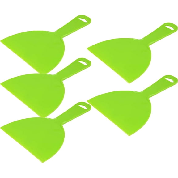 5Pcs Putty Scraper 6" Plastic Flexible Putty Knives