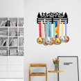 thumbnail image 6 of Running Medal Hanger Display Mountain Park Run Sports Medal Display Rack Iron Wall Mounted Hooks for 60+ Medals Trophy Holder Awards Sports Ribbon Holder Display Wall Hanging Athlete Gift, 6 of 6