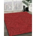 thumbnail image 3 of Ahgly Company Machine Washable Indoor Round Transitional Red Area Rugs, 8' Round, 3 of 7