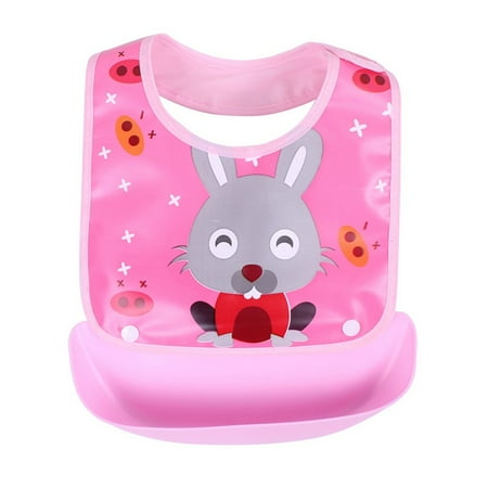 

Brand Clearance! Kids Silicone Bibs Kids Food Meal Pocket Kids Boys Girls Cartoon Cute Novelty Bibs New Kids No Wash Detachable Pocket EVA Waterproof Bib Saliva Towel 0-3T High Quality