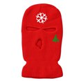 thumbnail image 1 of Navidad Para Hombre Y Mujer, Cubierta De Cara Completa De 3 Agujeros, Cubierta De Cara De Esquí De Punto Cálido De Invierno Para Motocicleta, Bicicleta, Ciclismo, Esquí Methold HA046882-03, 1 of 6