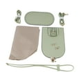 thumbnail image 4 of Segolike PU Leather Bag Making Kit with Holes Leather Bag Sewing Kit DIY Knitting Bag Set Green, 4 of 8