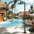 thumbnail image 2 of Freestanding Outdoor Shower with Detachable Shower Head, Deck Mounted Shower Faucet Set, 2 of 5