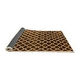 thumbnail image 2 of Ahgly Company Indoor Square Abstract Orange Modern Area Rugs, 5' Square, 2 of 4