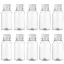 Voiceine 10Pcs Empty Bottles with Caps Reusable Clear Bulk Beverage Containers Sports Water Bottle for School Office Travel Picnic 350ML