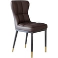 thumbnail image 1 of Sillas de Comedor Cocina,Asiento Suave Acolchado Cuero PU Moderno,  Patas Metal Resistentes, 1 of 2