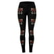 thumbnail image 4 of MKLEKYY Leggings push up para mujer, leggings para entrenamiento, leggings con estampado navideño, pantalones con bloques de color, leggings suaves y elásticos. 925, 4 of 4