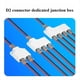 thumbnail image 2 of Conector Divisor de Cable de 18-22 AWG, Terminales de Crimpado de Empalme Rápido, Conectores LED, Caja de Conexiones de Cable Eléctrico 2P, 1 Punto, 4, 2 of 5