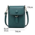 thumbnail image 2 of Bolso bandolera pequeño para teléfono para mujer, monedero para teléfono móvil, bonito bolso de hombro con ranuras para tarjetas de crédito, 2 of 5