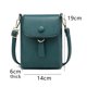 thumbnail image 2 of Bolsos Bandolera para Mujer Pequeño Cuero Vegano Mini Cartera De Hombro Monedero Acolchado,Verde, 2 of 5