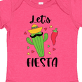 thumbnail image 4 of Inktastic Cinco De Mayo Let's Fiesta Cute Cactus with Sombrero Boys or Girls Baby Bodysuit, 4 of 5