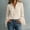 Beige women's lace trim blouse a1, variant on Women's Fall Long Sleeve Lace Trim Button Down Blouse Casual Boho Ruffle Tunic Tops Cute Trendy Collared Shirt for Women Spring Winter Fashion Clothes, Black XL