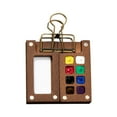 thumbnail image 2 of ONFD Mini Watercolor Travel Portable Journal Drawing Book Color Small Drawing Board Art, 2 of 5