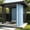 Sky Blue, variant on JilgTeok 1PC Solid Color Waterproof Outdoor Curtain, EVA Patio Privacy Screen, Windproof Rain Shade for Pergola Porch Balcony, Opaque Sun Block Blind with Plastic Rings