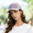 thumbnail image 7 of Limited Edition 3D Ocean Creatures Travel Cap, Adjustable Cotton Baseball Caps with Raised Embroidered Sea Animals for Man Woman, 7 of 7