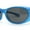 Blue / Black, variant on Polarized Womens 60mm Rhinestone Oval Fit Over Sunglasses Red Black