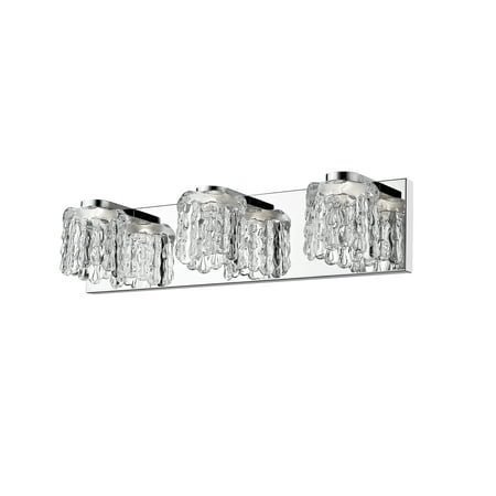 Z-Lite Tempest 3 Light LED Vanity Light en Chrome