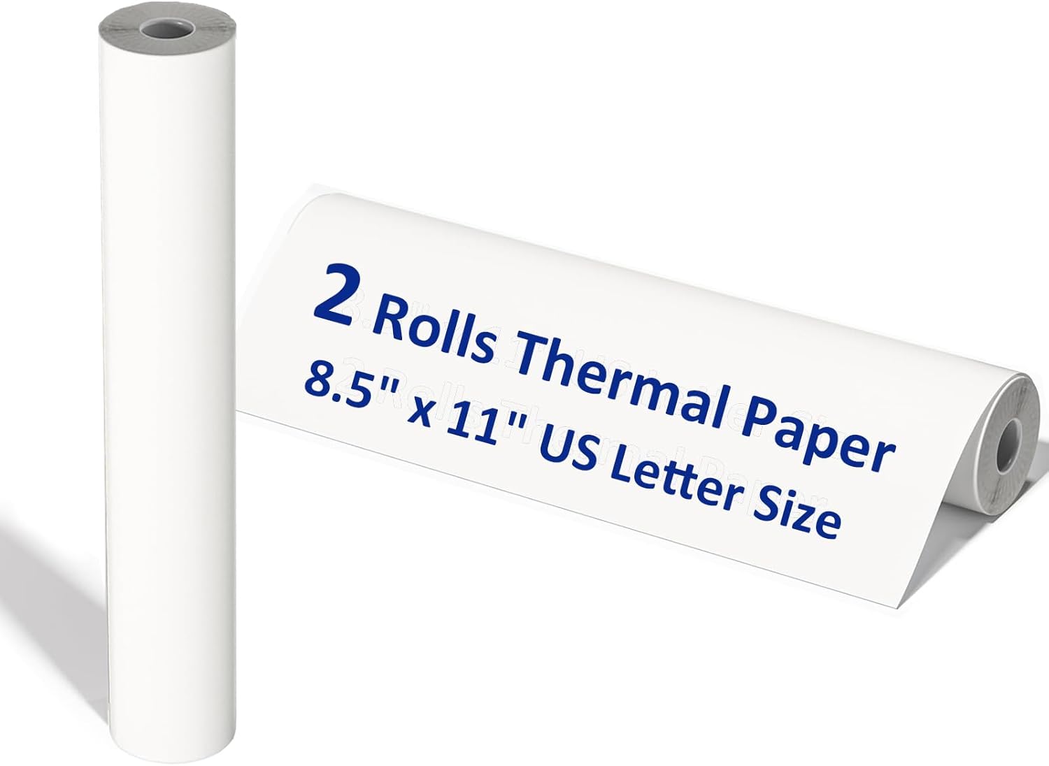 6 Rolls Thermal Paper 8.5 X 11 Inch, US Letter Paper Roll for M08f M832 Portable Printer, Thermal Printer Paper, Quick-dry A4 Paper Rolls for M08f M832 Inkless