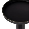 thumbnail image 4 of Home Square Large Pedestal Side Table in Black Finish - Set of 2, 4 of 6