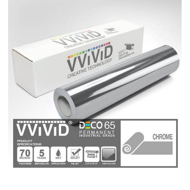 Craft Vinyl Contact Paper Silver Chrome Gloss For Cricut