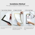 thumbnail image 3 of Yeacher A3 PVC Magnetic Picture Frame Creative Transparent File Display Frame Sign Holder for Refrigerator Whiteboard Cupboard Wall Door, 3 of 8