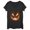 Black, variant on Women's Lost Gods Evil Pumpkin Face Scoop Neck Black Medium