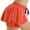 Orange, variant on Women's 2 in 1 Running Shorts Stretch Casual Elastic Waist Outdoor Athletic Gym Shorts with Liner Gray M