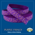 thumbnail image 2 of Country Brook Design - Purple Paisley on Purple Nylon Webbing (1 Inch, 5 Yards), 2 of 6