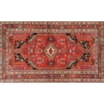 thumbnail image 1 of Ahgly Company Machine Washable Indoor Rectangle Traditional Orange Salmon Pink Area Rugs, 5' x 7', 1 of 7