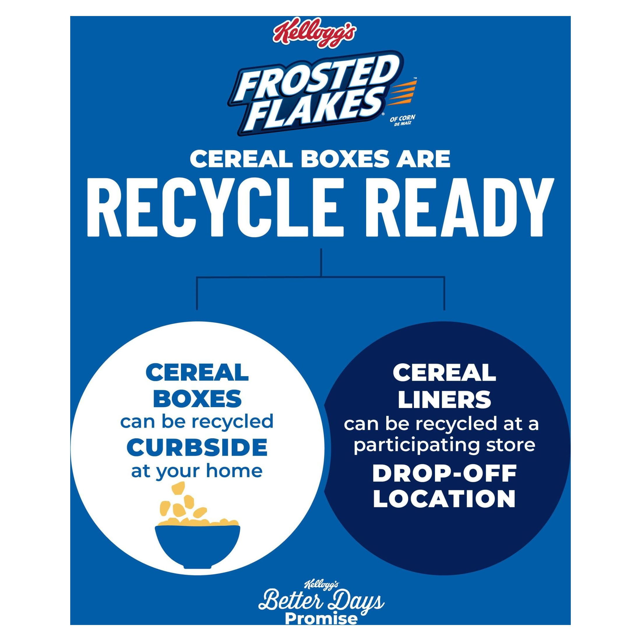 Kellogg's Frosted Flakes Honey Nut Cold Breakfast Cereal, 24.5 oz