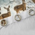 thumbnail image 4 of Castle Fairy Safari Deer Blackout Curtains Set of 2 (52x84 Each) for Teens,Tree Branches Window Curtains,Jungle Animal Curtains and Drapes,Microfiber Bedroom Decor, 4 of 6