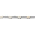 thumbnail image 4 of SuperJeweler 8 Carat Opal and Diamond Bracelet In Platinum Overlay, 7 Inches For Women, 4 of 5