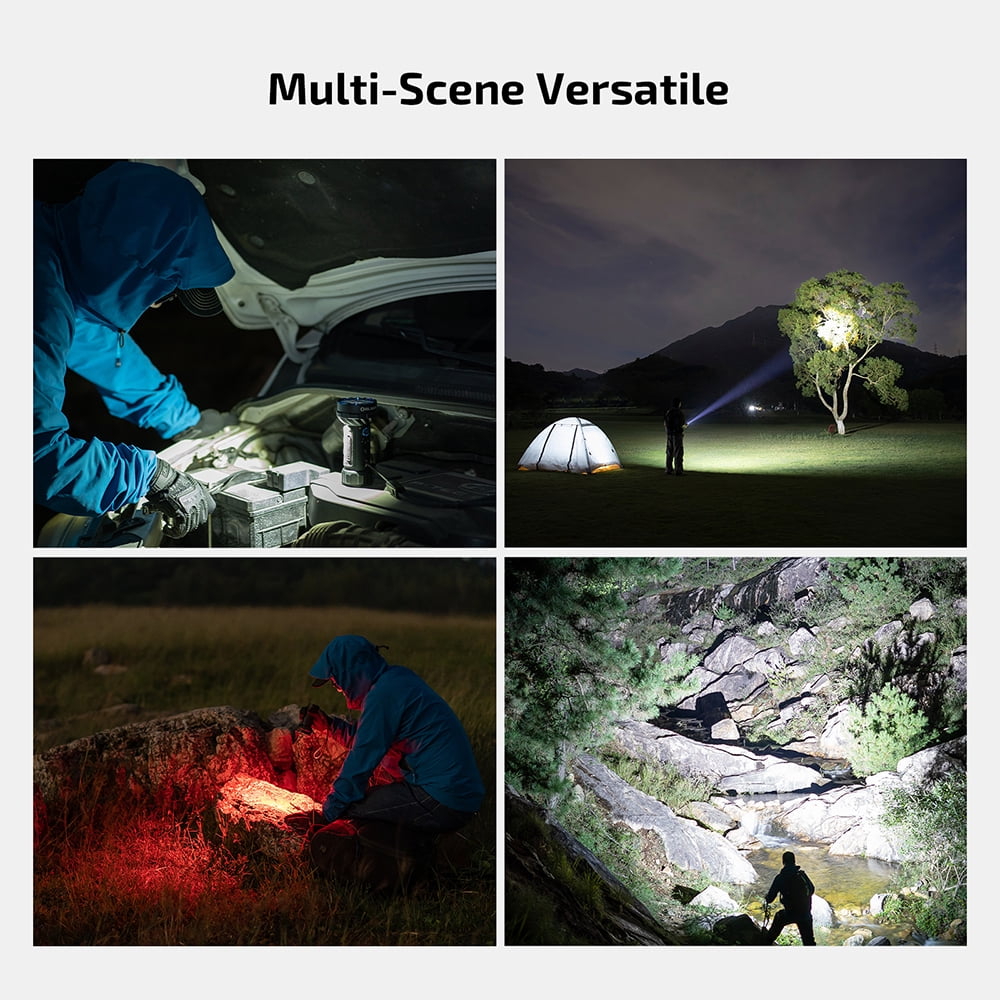 OLIGHT Marauder Mini 2 Bright Flashlight 10,000 Lumen with 750 Meters Beam Distance, Rechargeable Light with Dual Charging & 5 Lighting Modes for Outdoor, Camping, Emergencies (Roadster)