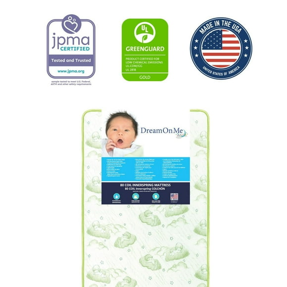 Dream On Me Twilight 5 " 80 Ressorts Hélicoïdaux Lit et Lit Bébé Matelas, Modèle #83-G