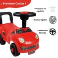 thumbnail image 3 of Montable para Niños THE BABY SHOP Carrito Correpasillos 48 cm con Respaldo Rojo, 3 of 6